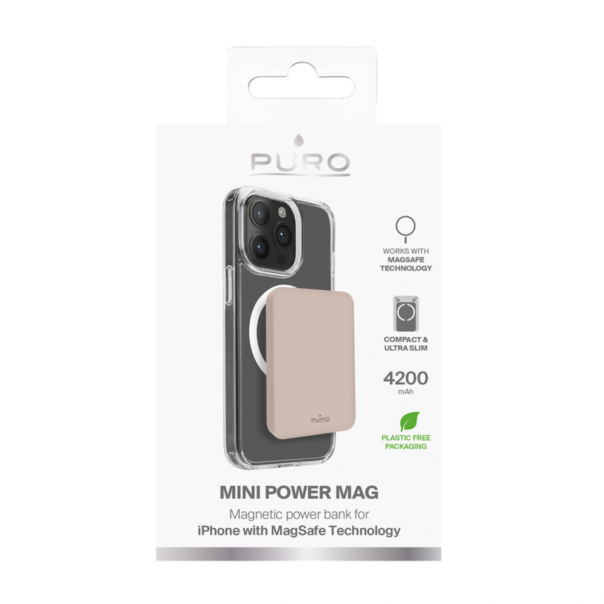Power bank prenosiva baterija PURO Magsafe 4200mAh bez - EP2844619