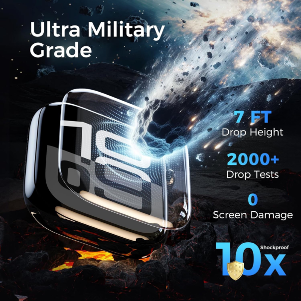 Zaštitno staklo Tempered Glass Premium UV Glue Full Cover + Lampa za Apple Watch 10/11 42mm - EP2942713