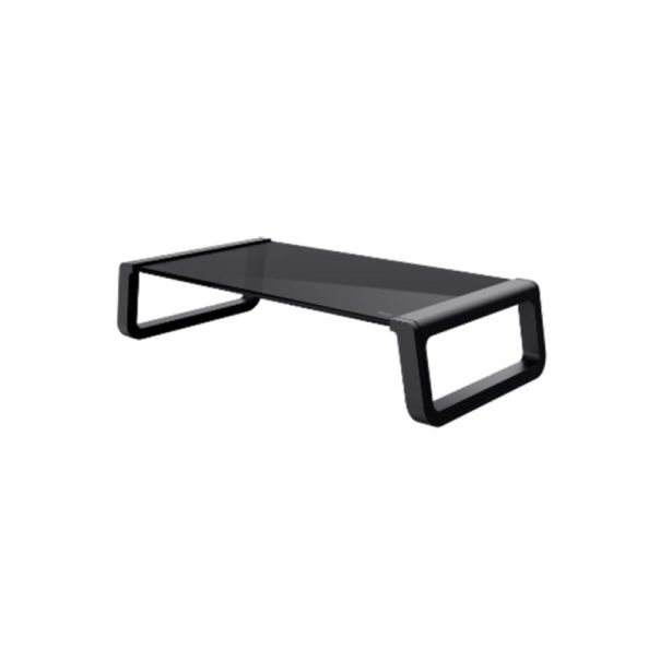 TRUST Stakleno postolje za monitor Monta, crna - 226432