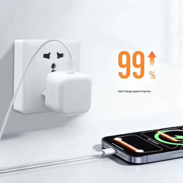 Kućni punjač PD Fast charger 40W za iPhone 17 sa PD Type C kablom CE beli - EP2841367