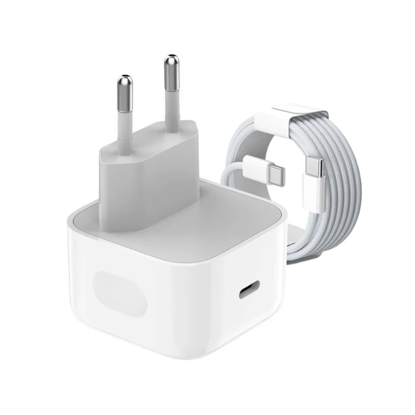 Kućni punjač PD Fast charger 40W za iPhone 17 sa PD Type C kablom CE beli - EP2841367