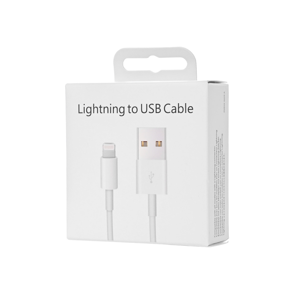 Data kabl L za iPhone 11-14 USB na Lightning beli 1m - EP2848477