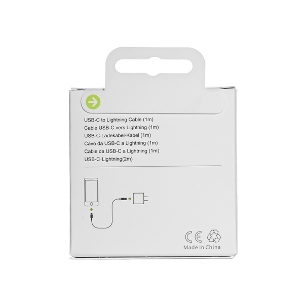 Data kabl L za iPhone 11-14 USB na Lightning beli 1m - EP2848477