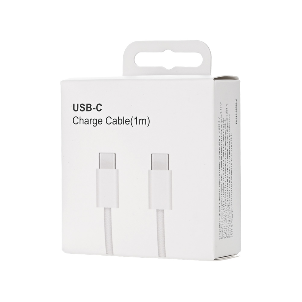 Data kabl L za iPhone 15-17 60W Type C na Type C beli 1m - EP2848480