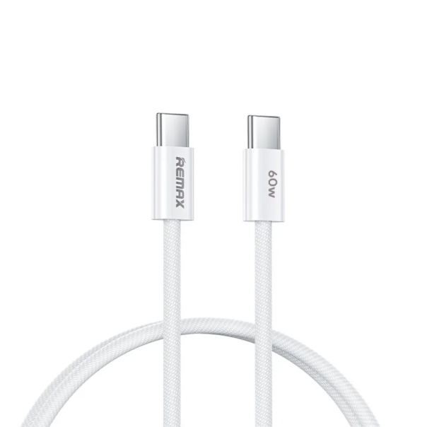 Data kabl REMAX Chelectricy Series 65W PD Fast Charging RC-C010 Type C na Type C beli - EP2940604