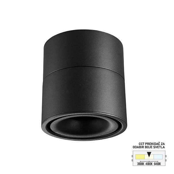 FORMA LED svetiljka 9W 3000K LN-07-9 BK - 001264