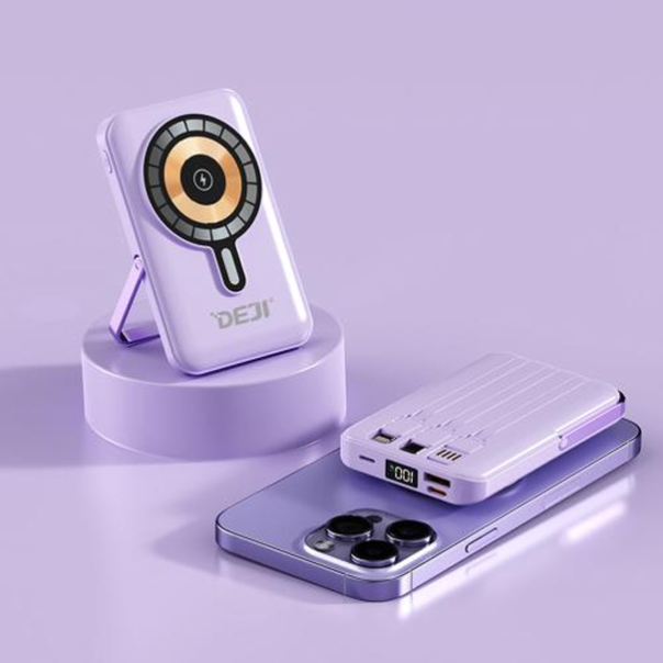 Power bank prenosiva baterija Deji B275 10000mAh ljubičasta - EP3020307