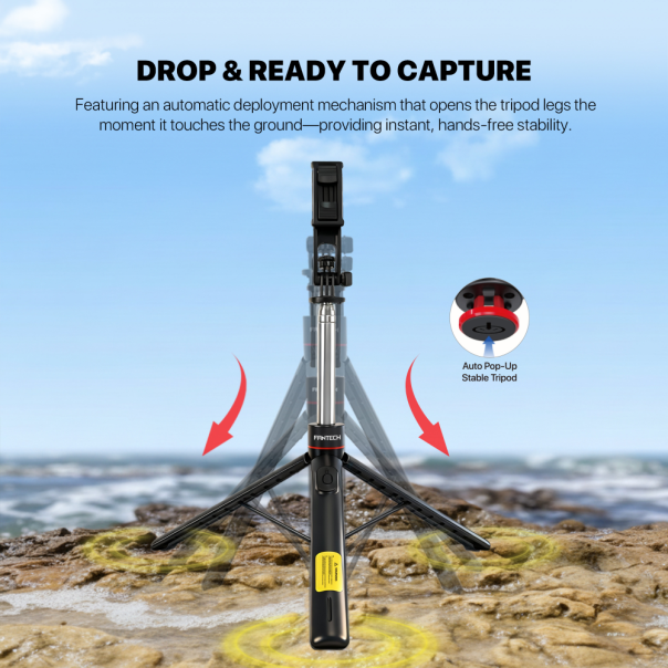 Selfie stick Fantech SS175 selfi stap crni - EP3000669