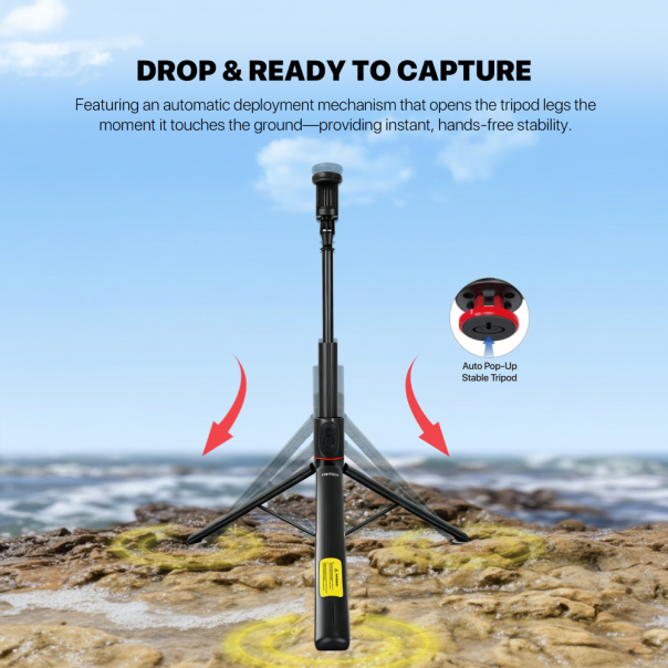 Selfie stick Fantech SS177 selfi stap crni - EP3000672
