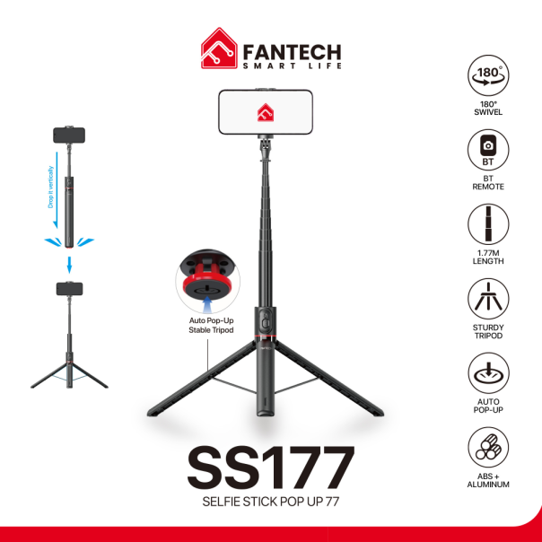 Selfie stick Fantech SS177 selfi stap crni - EP3000672