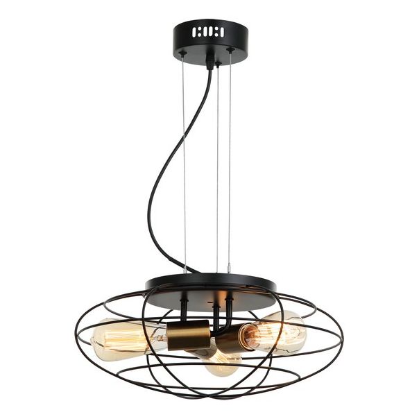 FORMA Visilica 3xE27 F7247-3V BK - 003709