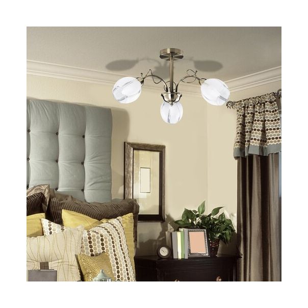 Rabalux Plafonjera Joel E27 3x MAX 60W bronzana (2270) - 2270-1-1