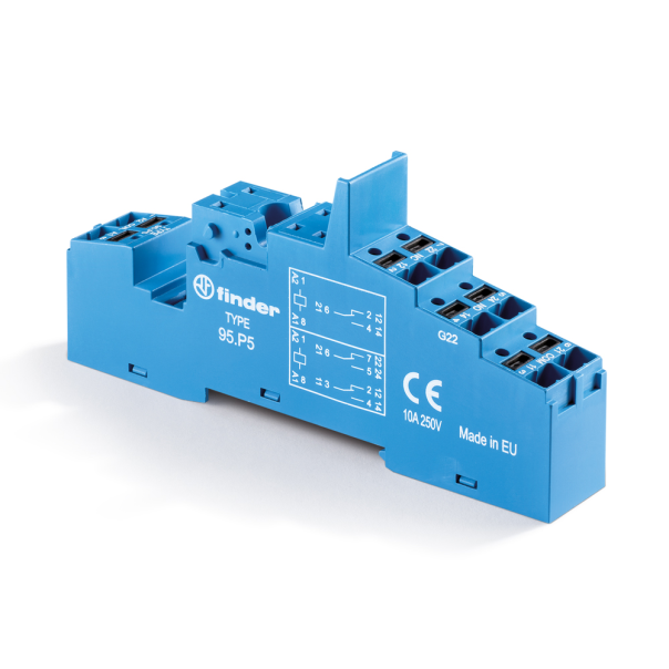 Postolje za mini pomocni relej, push-in konekcija, 2CO, 95.P5SMA - EP2950044