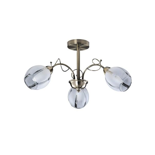 Rabalux Plafonjera Joel E27 3x MAX 60W bronzana (2270) - 2270-1-1