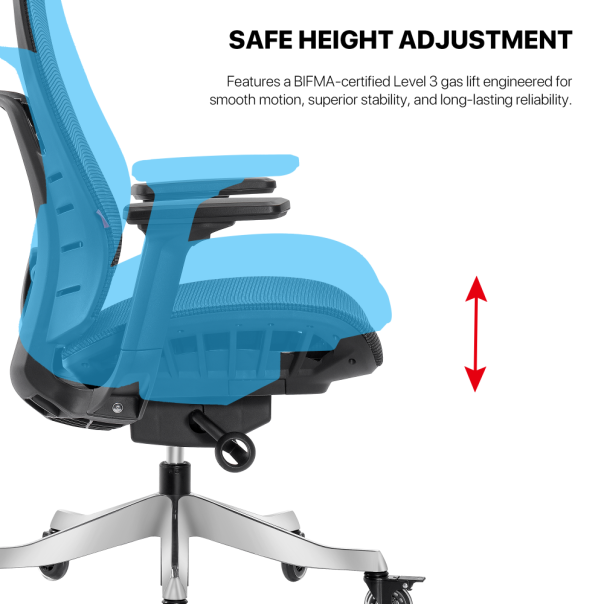 Stolica Office Fantech OC1 PRO Ergonomska siva - EP3034626
