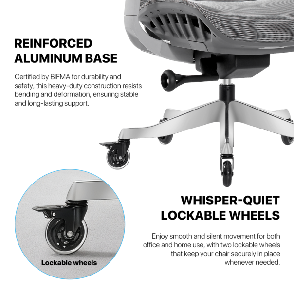 Stolica Office Fantech OC1 PRO Ergonomska siva - EP3034626