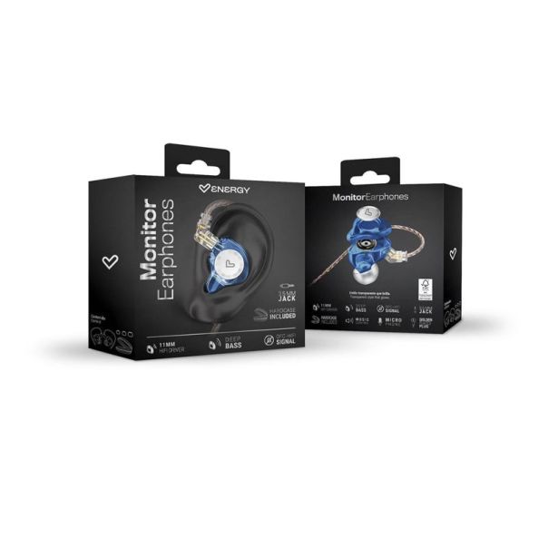 Energy sistem Transparent Monitor slušalice plave (M50095) - EP3252189