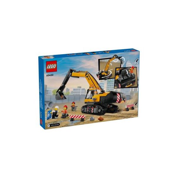 LEGO 60420 Žuti građevinski bager - 227487