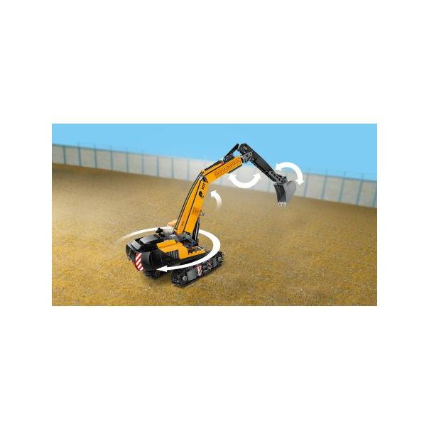 LEGO 60420 Žuti građevinski bager - 227487