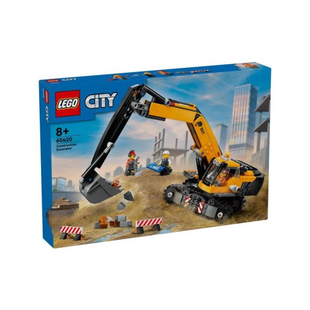 LEGO 60420 Žuti građevinski bager - 227487