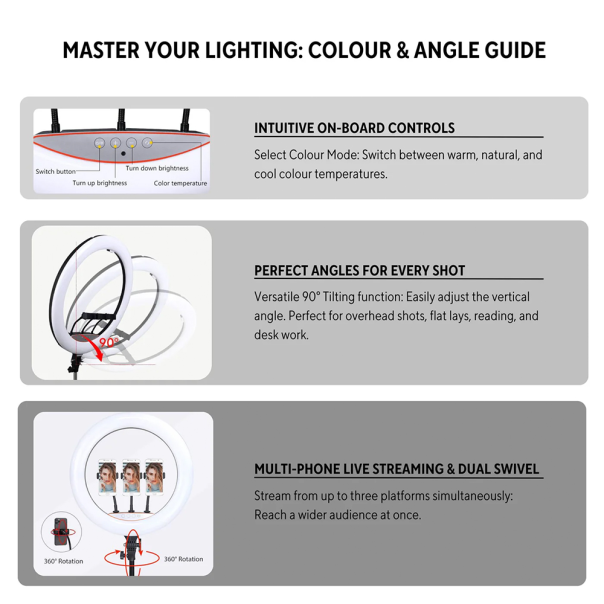 LED lampa za tripod LJJ-45 18 inch 50W - EP3109533