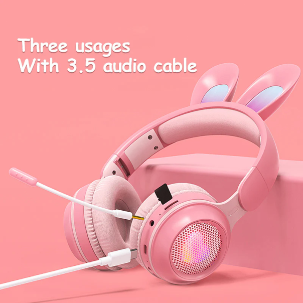 Bluetooth slušalice Bunny bele - EP3125343