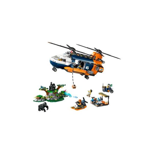 LEGO 60437 Helikopter – istraživač džungle u kampu baze - 227547