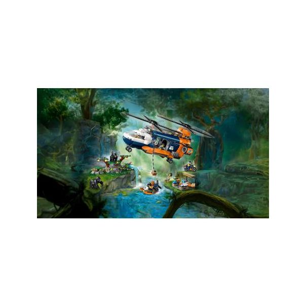 LEGO 60437 Helikopter – istraživač džungle u kampu baze - 227547