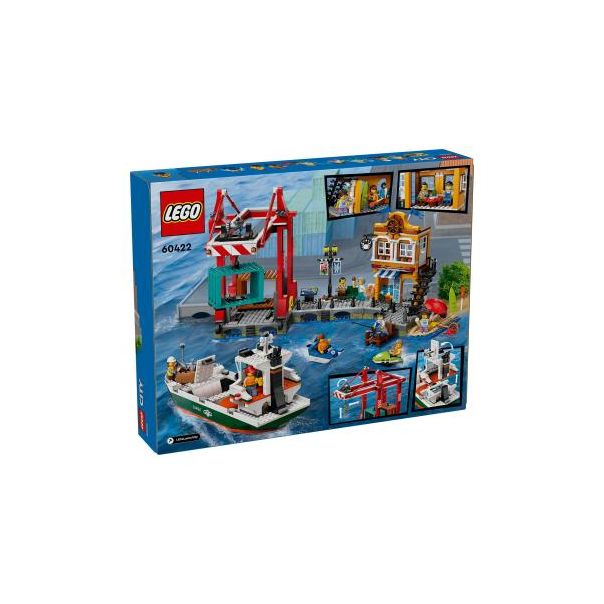 LEGO 60422 Morska luka sa teretnim brodom - 227555