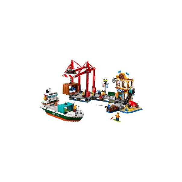 LEGO 60422 Morska luka sa teretnim brodom - 227555