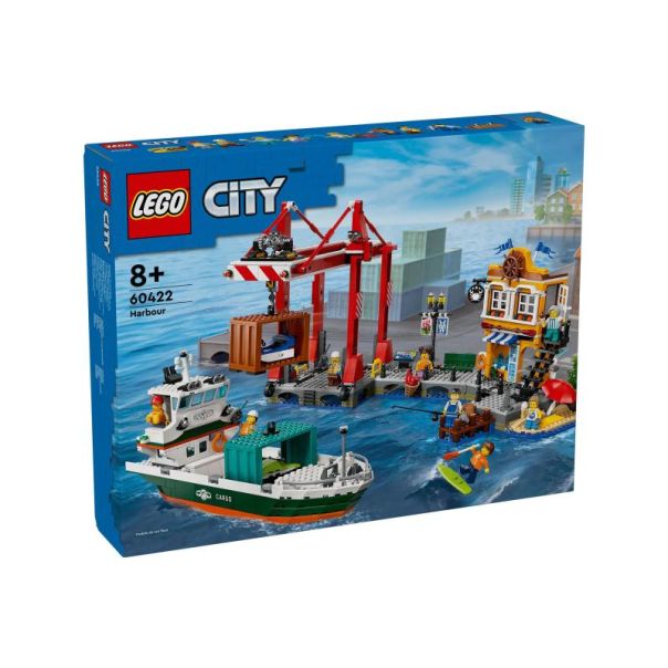 LEGO 60422 Morska luka sa teretnim brodom - 227555