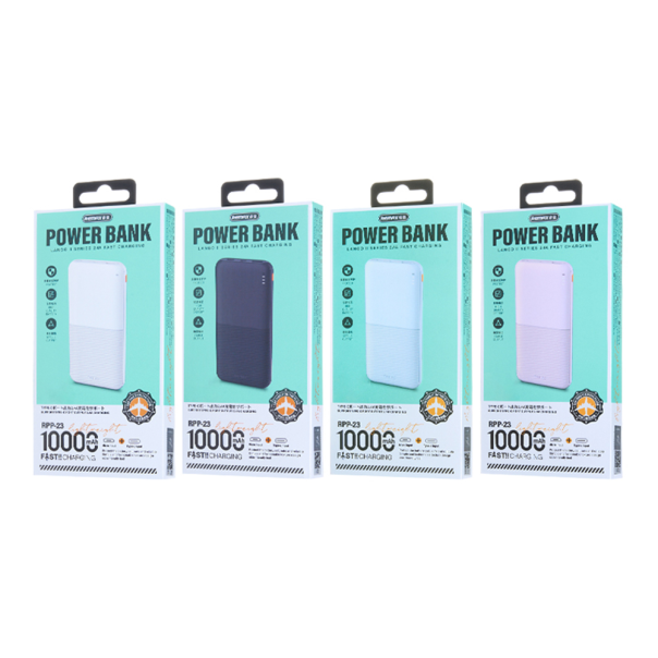 Power bank prenosiva baterija REMAX Lango II Series RPP-23 2.4A 10000mAh crni - EP3127794