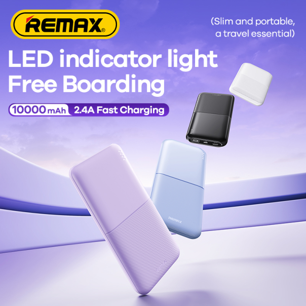 Power bank prenosiva baterija REMAX Lango II Series RPP-23 2.4A 10000mAh plavi - EP3127800