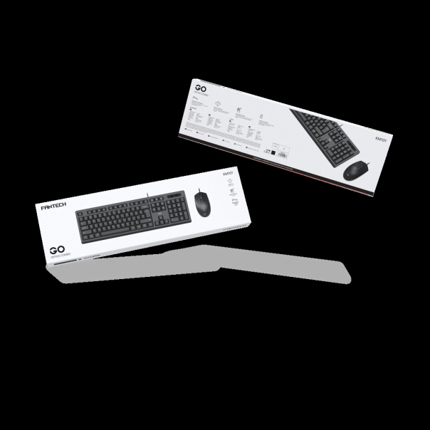 Combo miš i tastatura Fantech GO KM-101 crni - EP3148566
