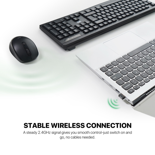 Combo miš tastatura wireless Fantech WK-900 GO crni - EP3148569