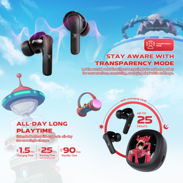 Slušalice Wireless Fantech  FT20 OP Groove ANC ONE PIECE - LUFFY - EP3148548
