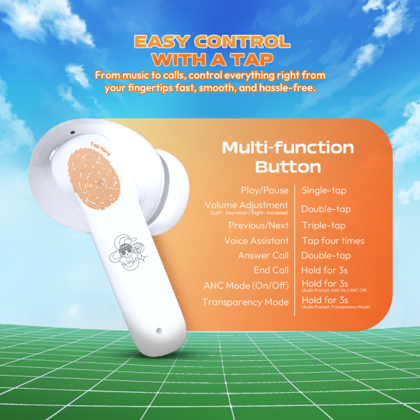 Slušalice Wireless Fantech  FT20 OP Groove ANC ONE PIECE - NAMI - EP3148551