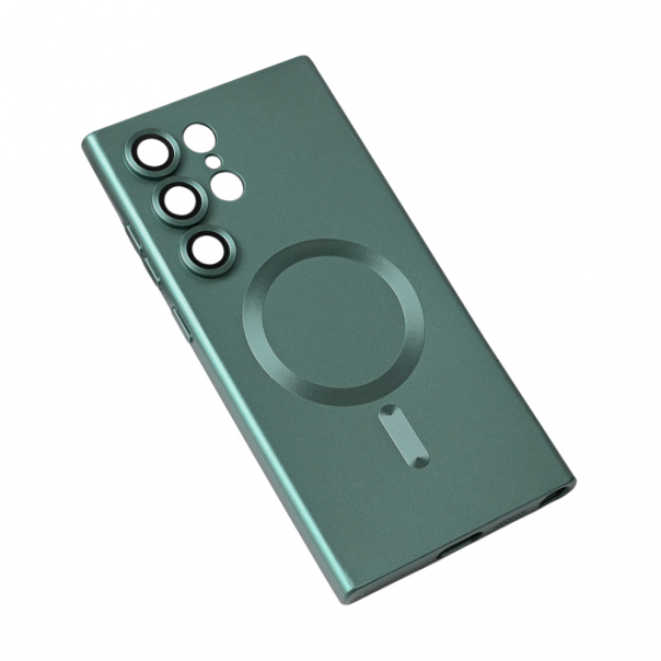 Maska za Samsung Galaxy S24 Ultra Magsafe Chrome tamno zelena - EP3092852