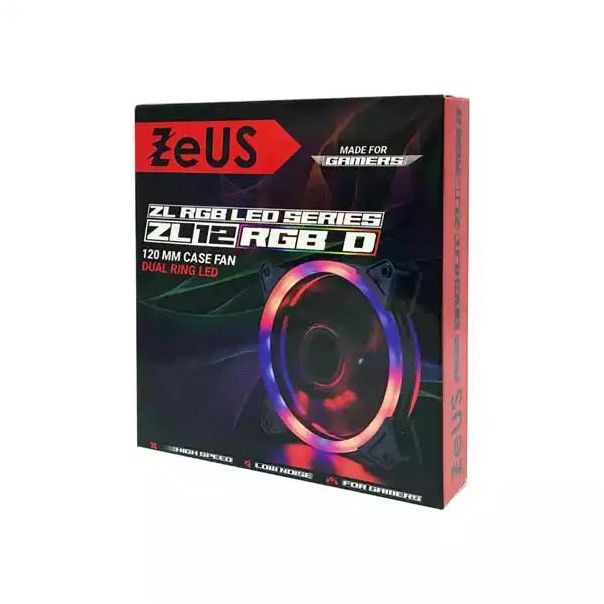 Case Cooler 120x120 ZEUS Dual Ring RGB fan - EP2136010