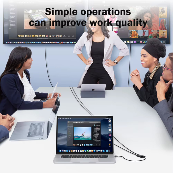 Adapter Type C - USB 3.0 JWD na 2x HDMI 60Hz crni - EP3194986