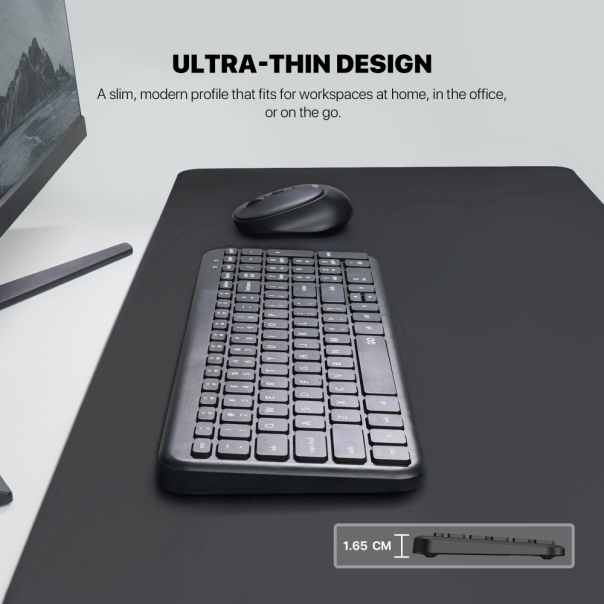 Combo miš tastatura wireless Fantech WK-901 GO crni - EP3196183