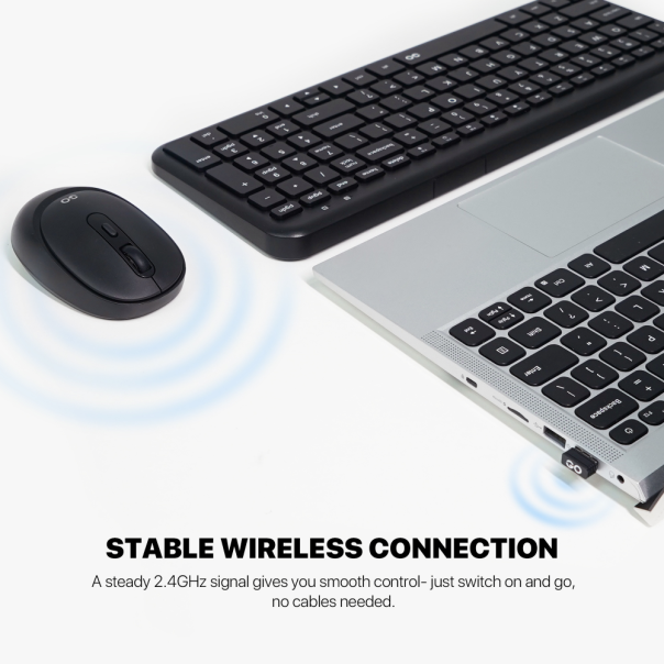 Combo miš tastatura wireless Fantech WK-901 GO crni - EP3196183