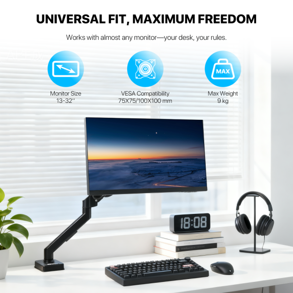 Nosač za monitor Fantech WorkStation ProMount MBS1 crni - EP3196198