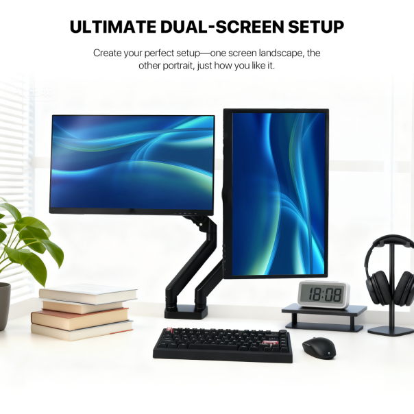 Nosač za dva monitora Fantech WorkStation ProMount MBD1 crni - EP3196195