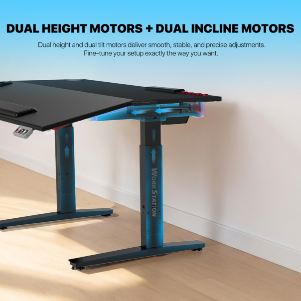 Sto Gaming Fantech DW314 ZURICH podesivi Ergonomski Magnetic Desk crni - EP3196312