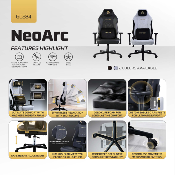Stolica Gaming Fantech Alpha GC-284 NeoArc crna - EP3196318