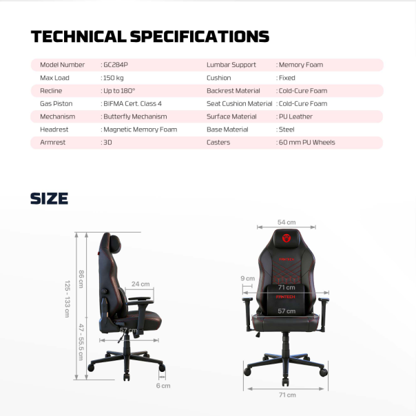 Stolica Gaming Fantech Alpha GC-284P NeoArc Pro crna - EP3196321
