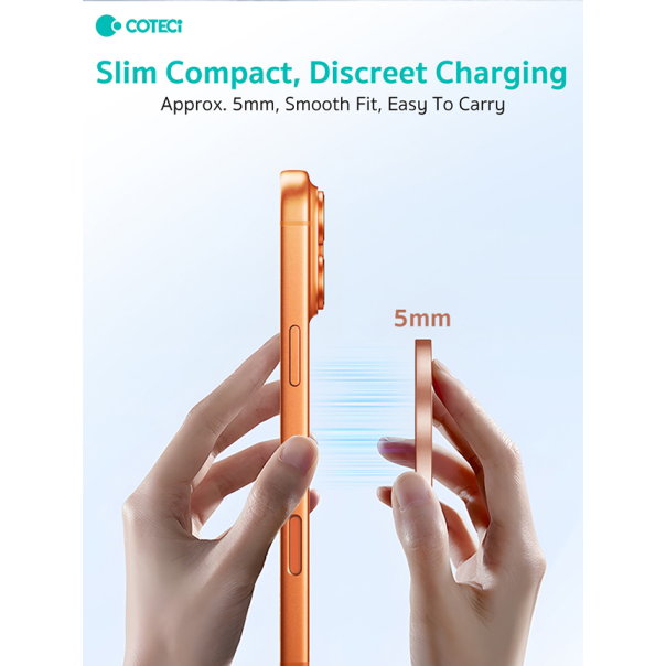 Wireless punjač magnetic Coteci iH-150 Qi2.2 25W beli - EP3134847