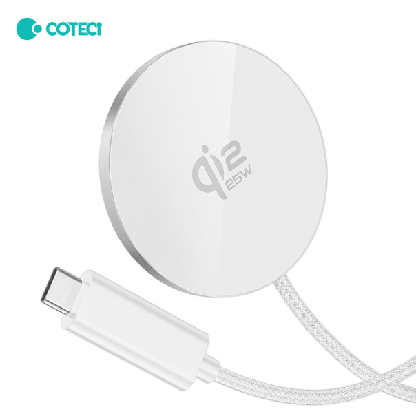 Wireless punjač magnetic Coteci iH-150 Qi2.2 25W beli - EP3134847
