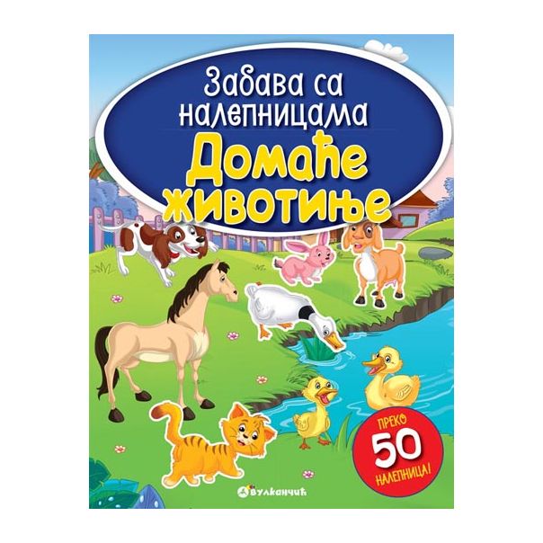 Zabava sa nalepnicama - Domaće životinje - 22834-1-1